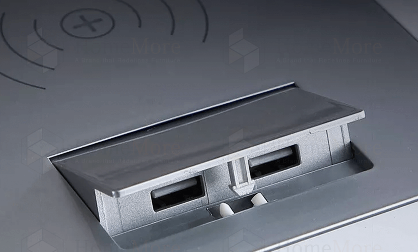 15W wireless charging dual USB socket Solid Drawers Bedside Table