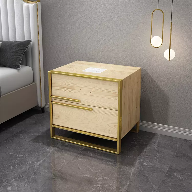 Solid wood drawers reject formaldehyde Solid Drawers Bedside Table