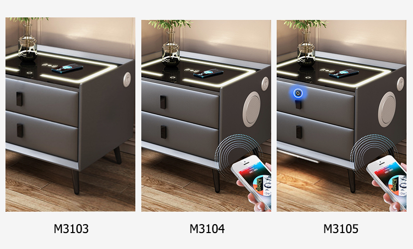 2 drawer bedside table