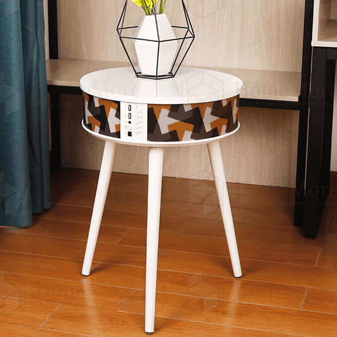 20W Bluetooth Speaker Side Table Speaker With Party Light Dynamic 10