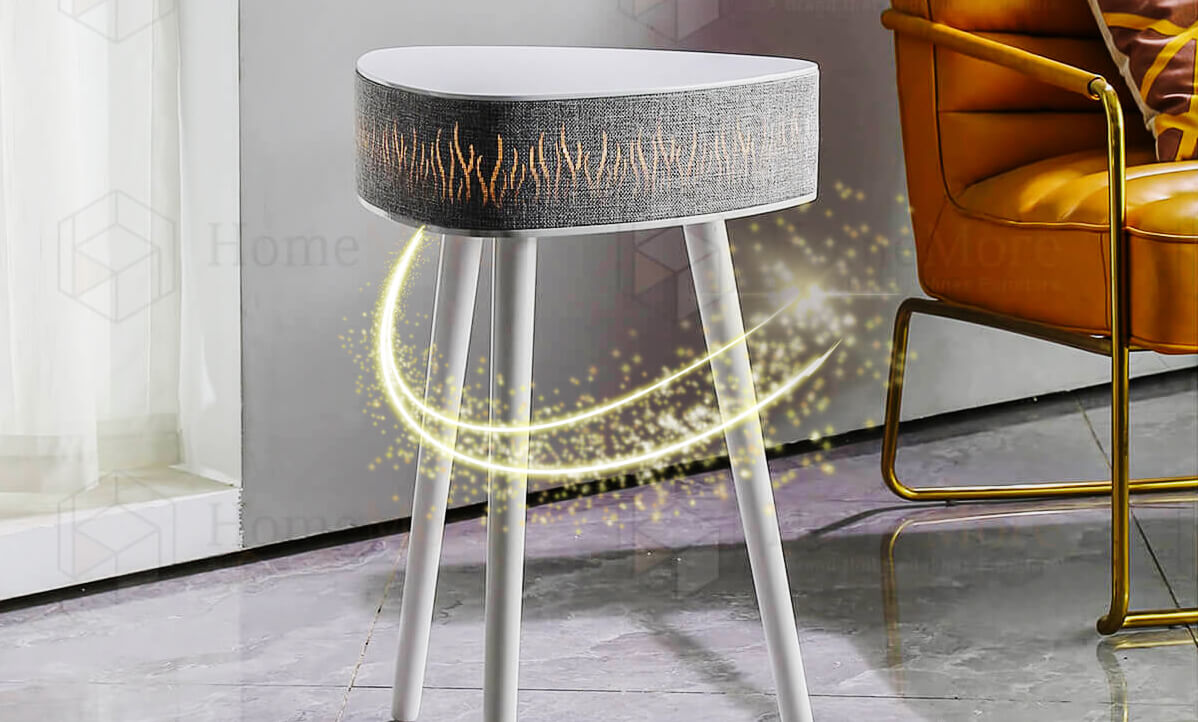 360° Surround Sound Field Triangle Side Table Bluetooth Speaker