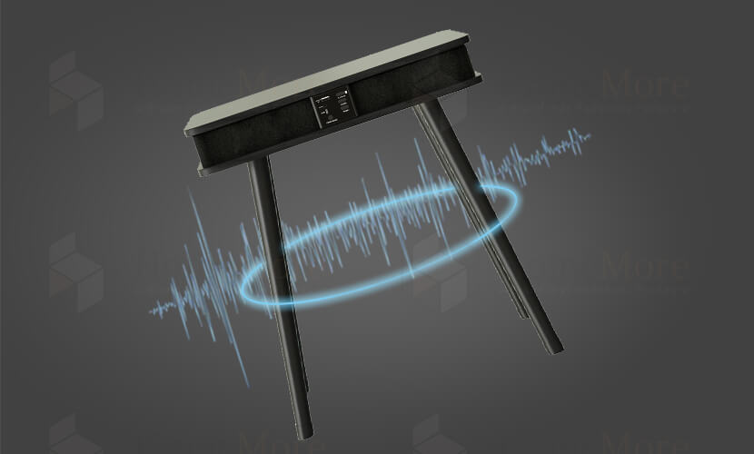 360° surround sound field Double Layer Table Speaker 01