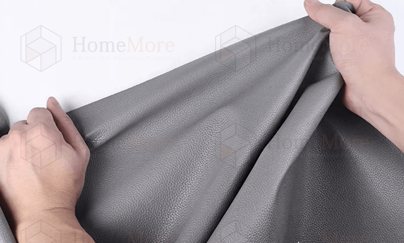 ECO Leather Material Square Bedside Table Two Drawers 01