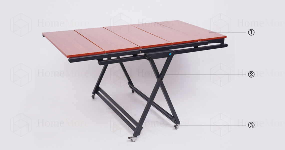 Multi-functional Shelf & Dining Table Features 01