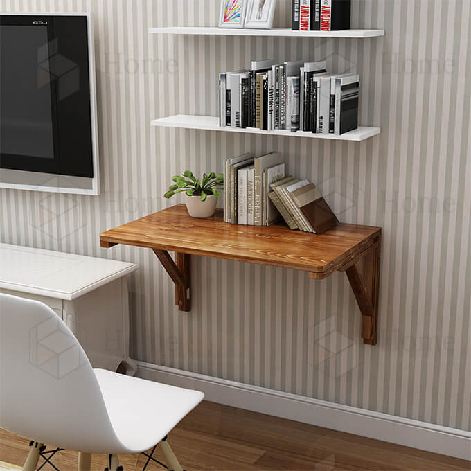 Space Saving Floating Shelf & Table 02