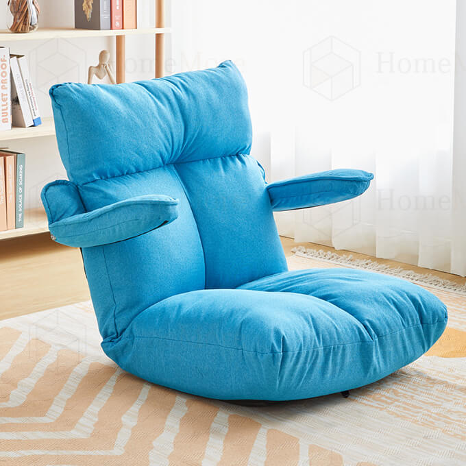 Blue Folding Lazy Sofa 02