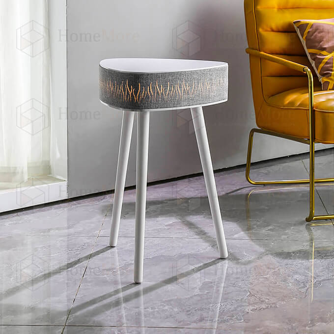 Triangle Side Table Bluetooth Speaker With Party Light 05