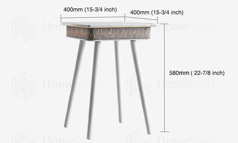 Square Table Bluetooth Speaker size 01