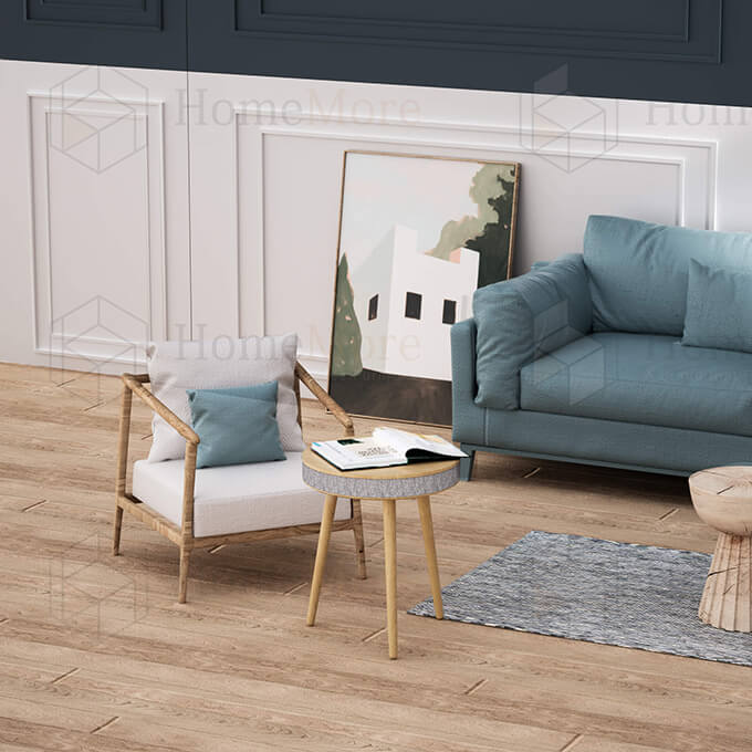 Round Side Coffee Table With Speaker 03