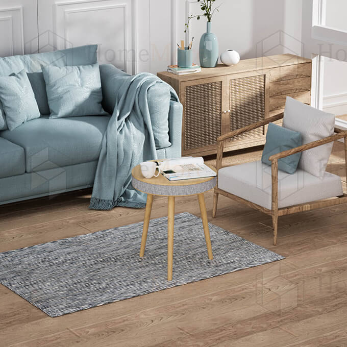 Round Side Coffee Table With Speaker 02