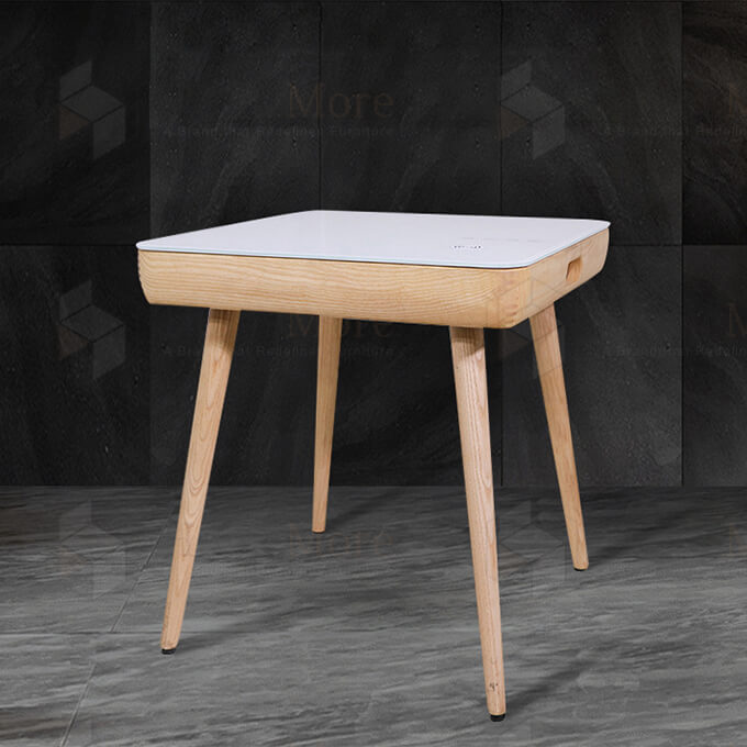 Brown Coffee Table Wireless Charger 01