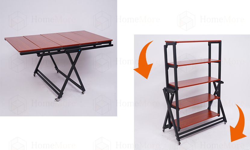 Multifunction Design Multi-functional Shelf & Dining Table