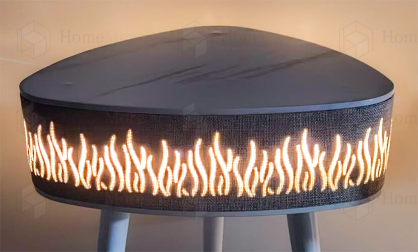 Triangle Side Table Bluetooth Speaker Party Light 01