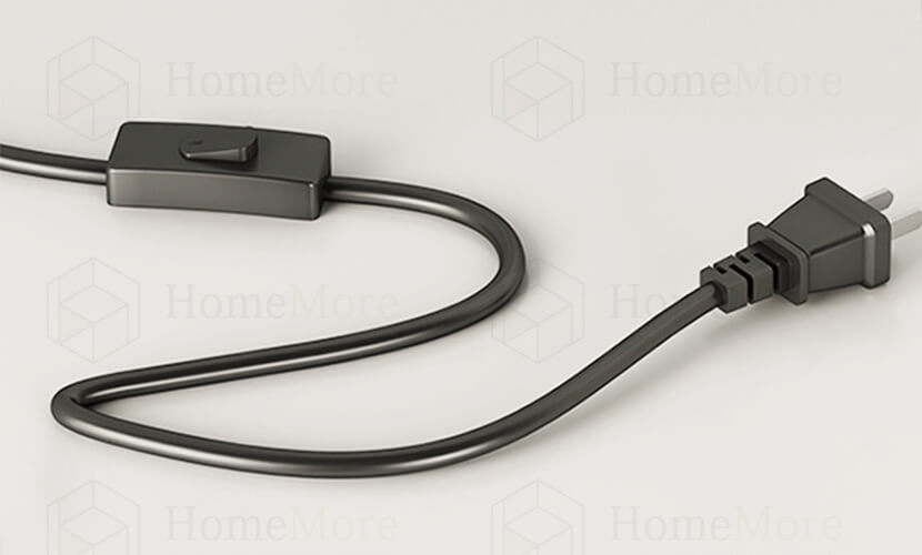 Metal Art Round Table With Drawer & Charger Power Supply Cable