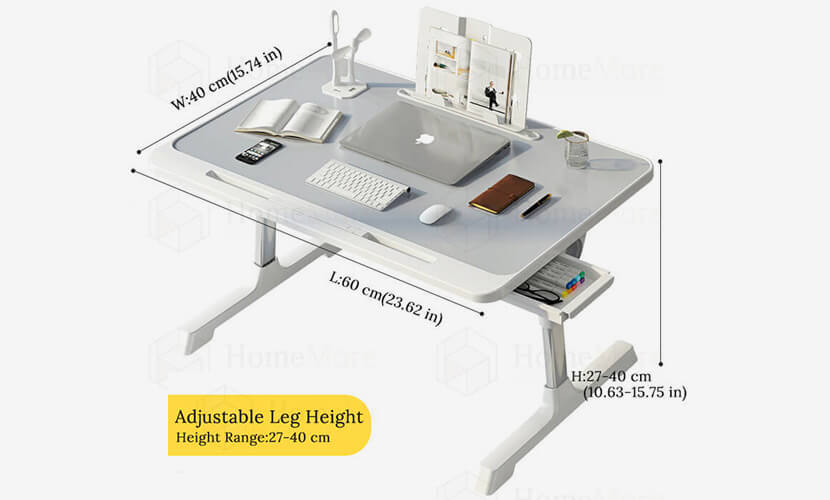 Portable Laptop Workstation Product size 19