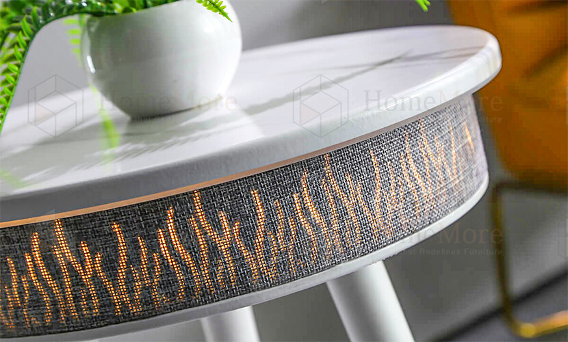 Round End Table Speaker Top