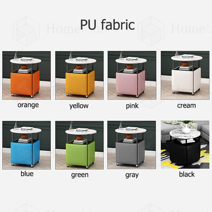 Multi-Colored 4-In-1 Nordic Cube Stool 02