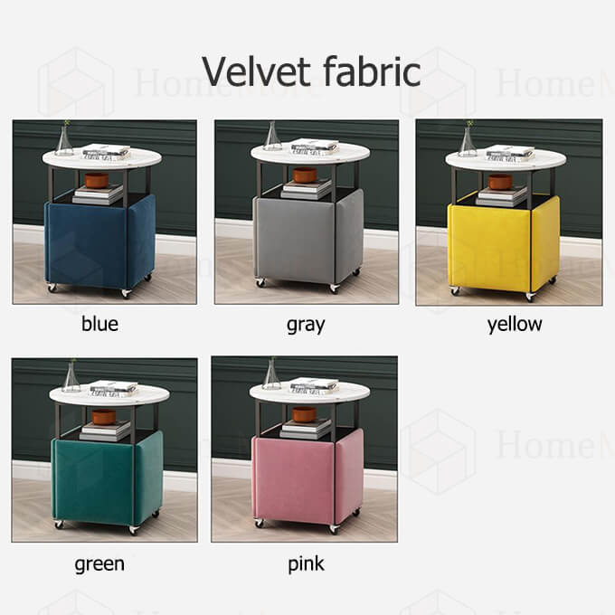 Multi-Colored 4-In-1 Nordic Cube Stool 01