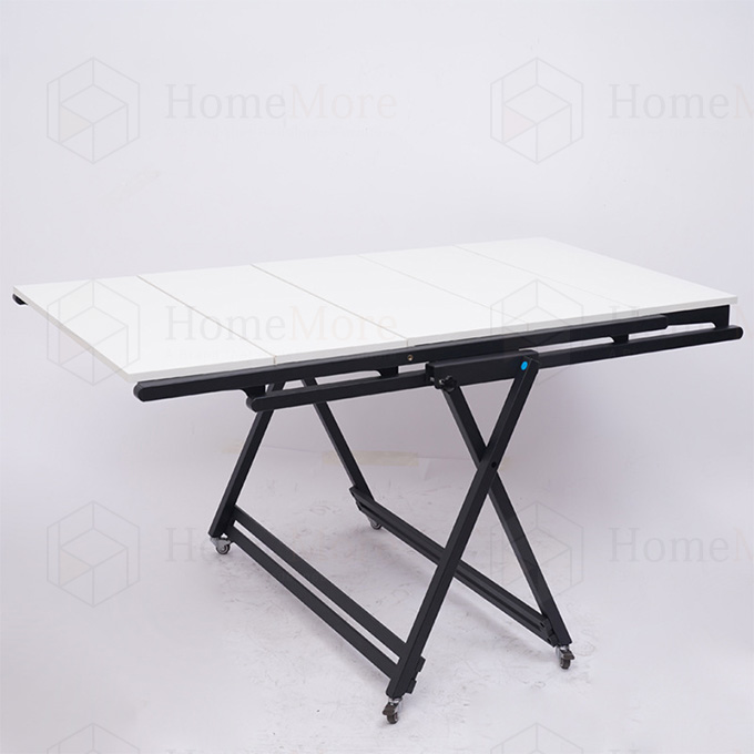 White Multi-functional Shelf & Dining Table 01