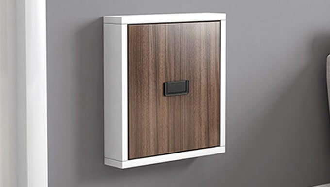 Wall Mounted Folding Shoe Stool 01