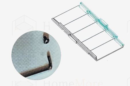 Multi-functional Shelf & Dining Table Installation Step 3