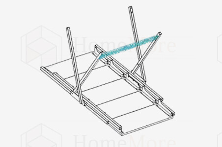 Multi-functional Shelf & Dining Table Installation Step 6