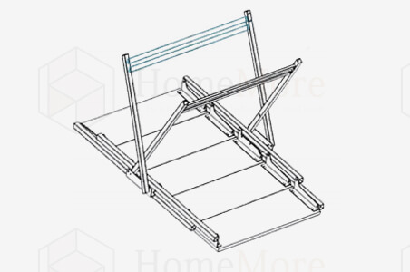 Multi-functional Shelf & Dining Table Installation Step 7