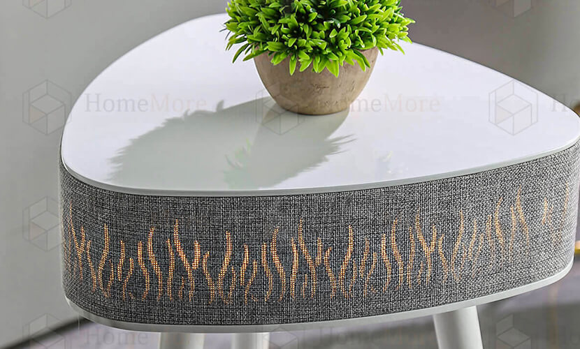 TRIANGLE SIDE TABLE SPEAKER WITH PARTY LIGHT (M1213) – homemore