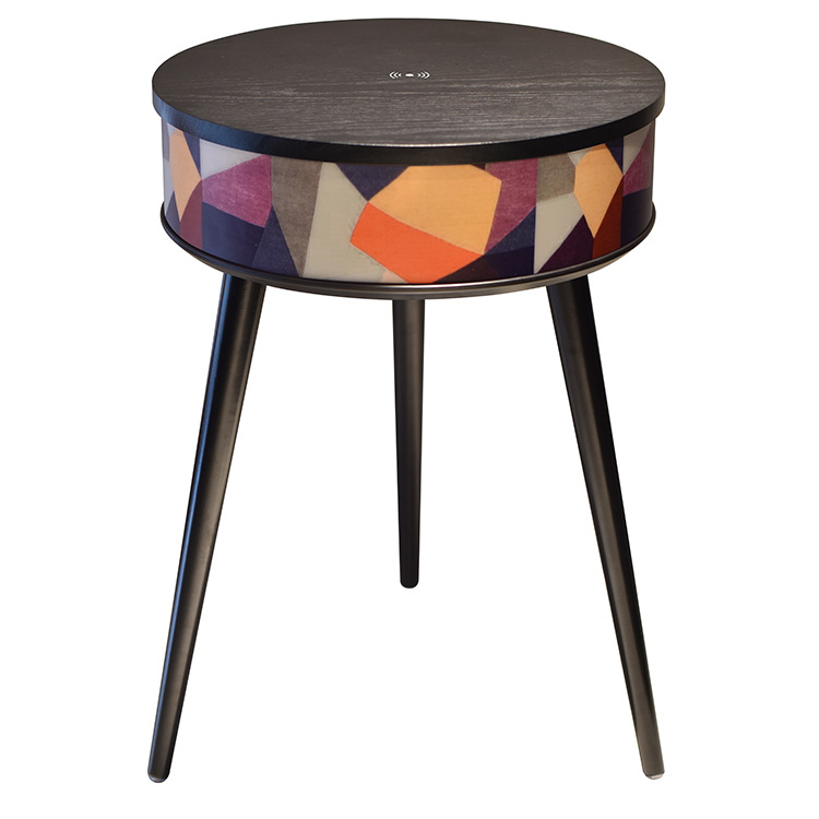 Wireless Charging  Drum Table Speaker