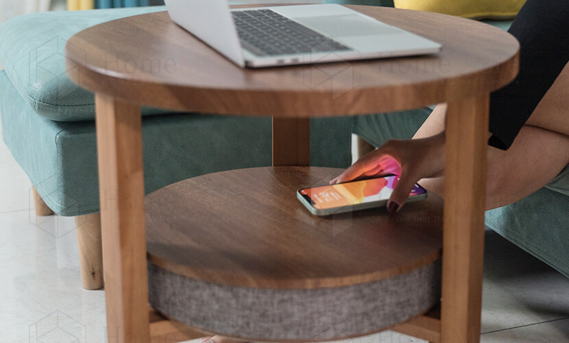 Large Coffee Table Speaker Wireless Charger 01