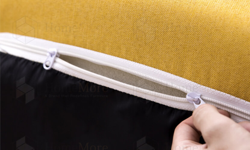 hidden zippper and washable