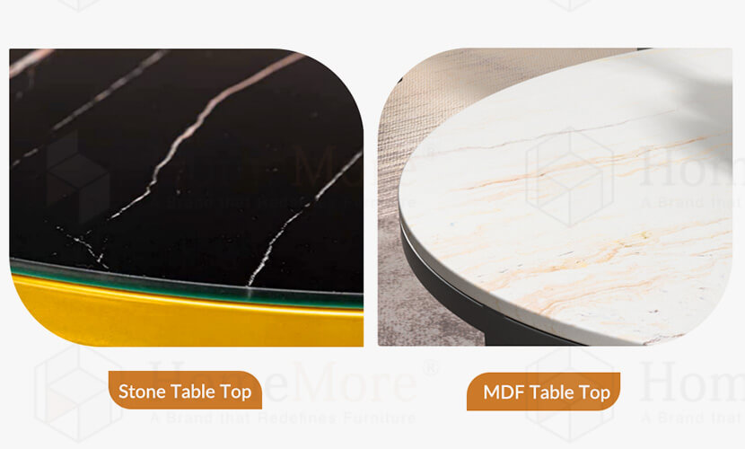 Different Table Top Material