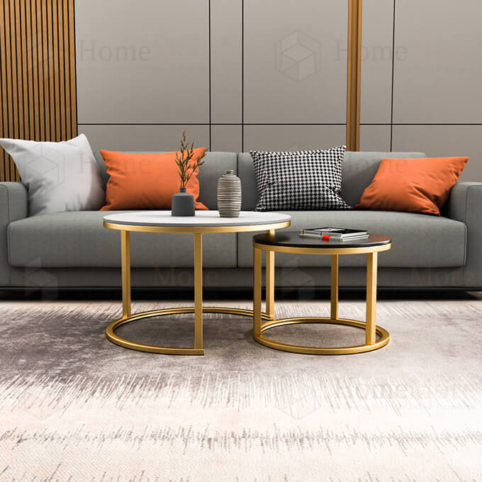 S1302 2 IN 1 NESTING COFFEE TABLE ROUND 5