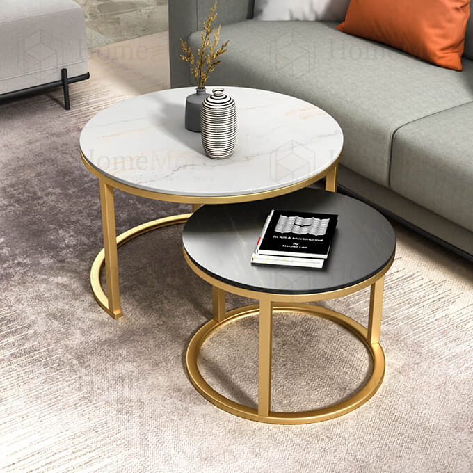 S1302 2 IN 1 NESTING COFFEE TABLE ROUND 1