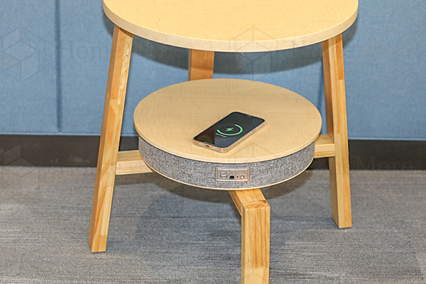 Double layered Table with Wireless Charging