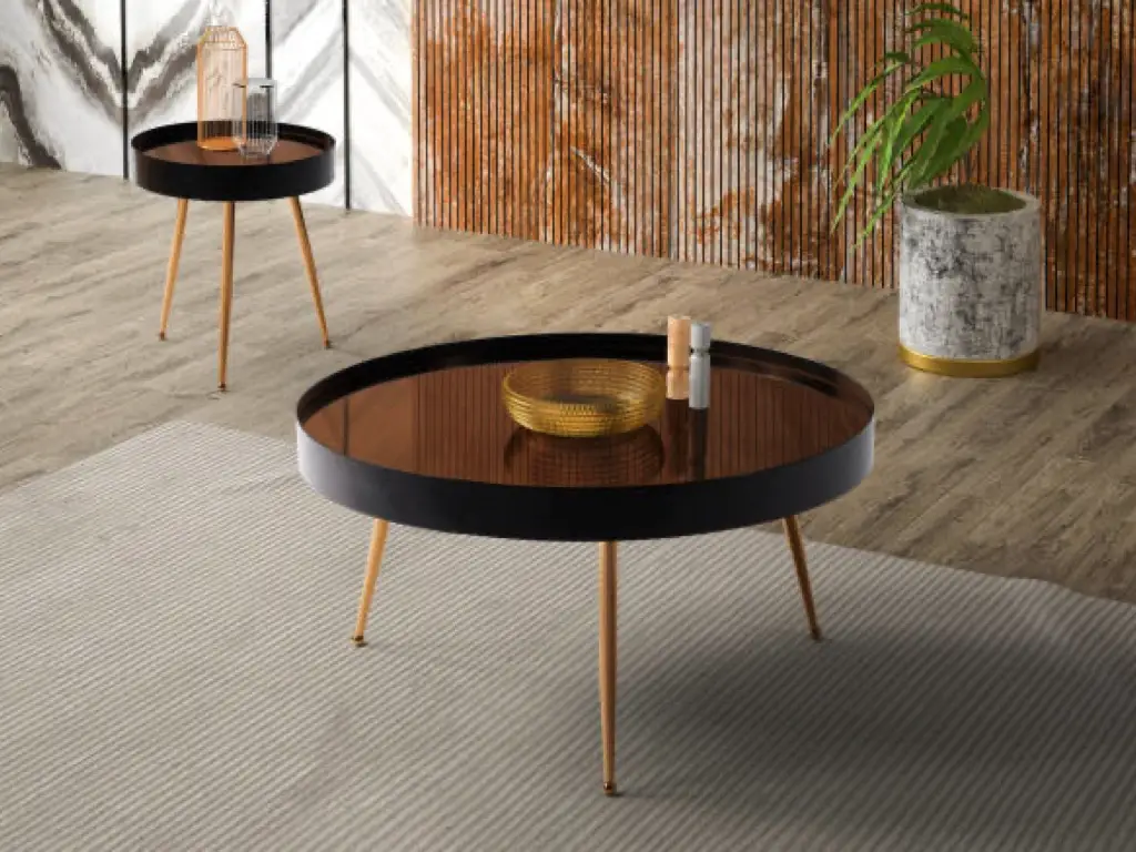 How to Style a Round Coffee Table 1