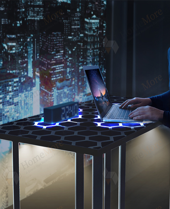 touch senstive lighting coffee table working table