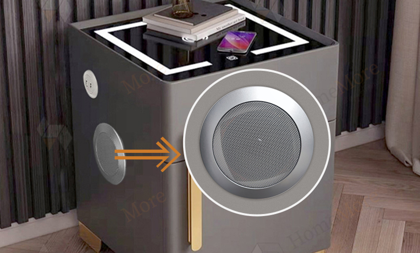 nightstand with bluetooth speaker