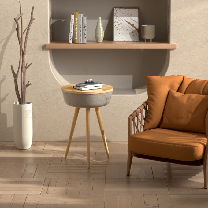 CLASSIC SIDE TABLE SPEAKER COFFEE TABLE (2)