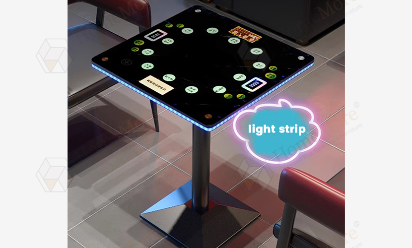 LED colorful intertainment coffee table