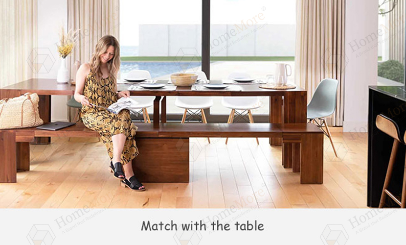 Extendable table bench