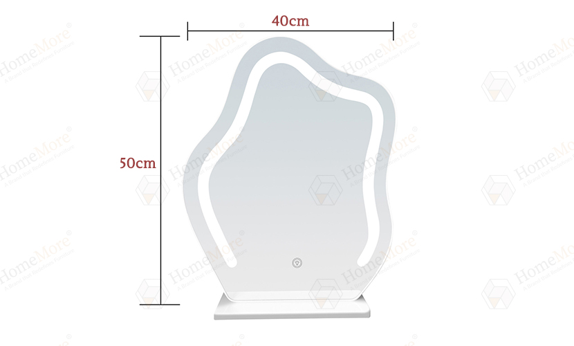 smart led lighting makeup mirror size